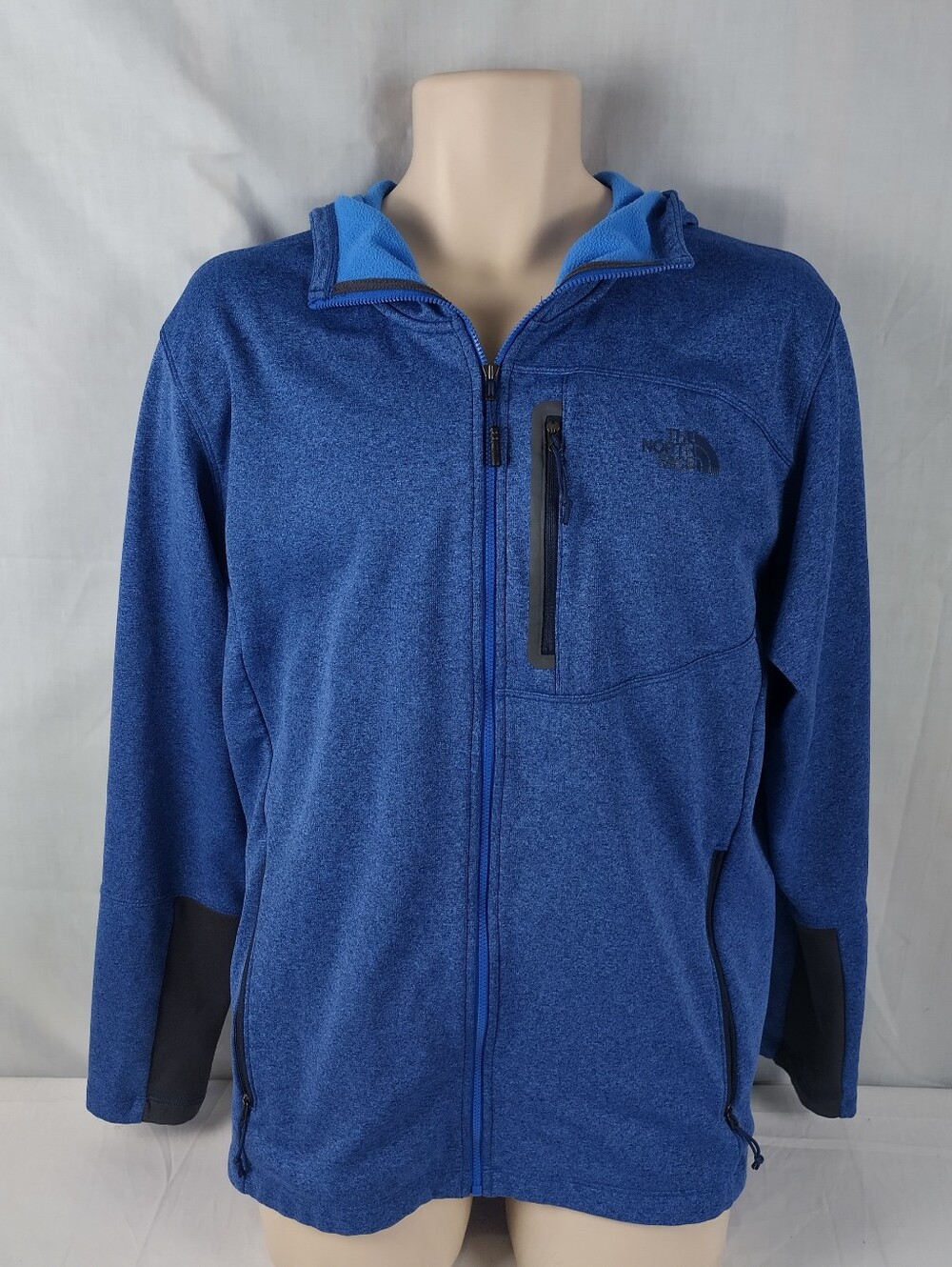 The North Face Men’s Canyonlands Full Zip Jacket Size Large Blue Heather - Picture 3 of 11